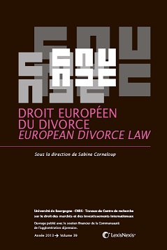 Le droit européen du divorce
